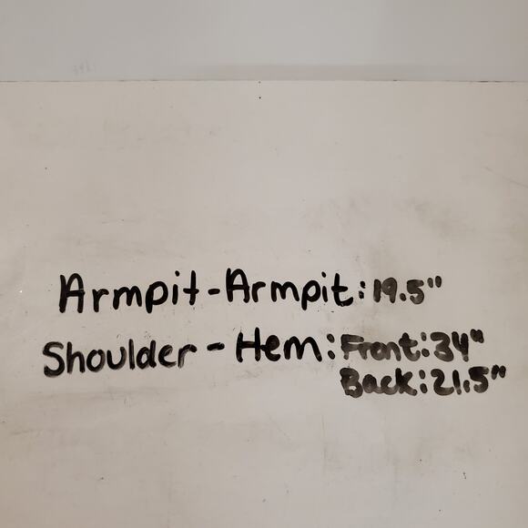 Lucy Love NWOT Tie Dye Fringe Blue White Open Cardigan Topper Womens Size M Boho - Picture 9 of 9